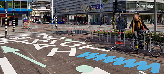 Streetart i Westblaak Rotterdam